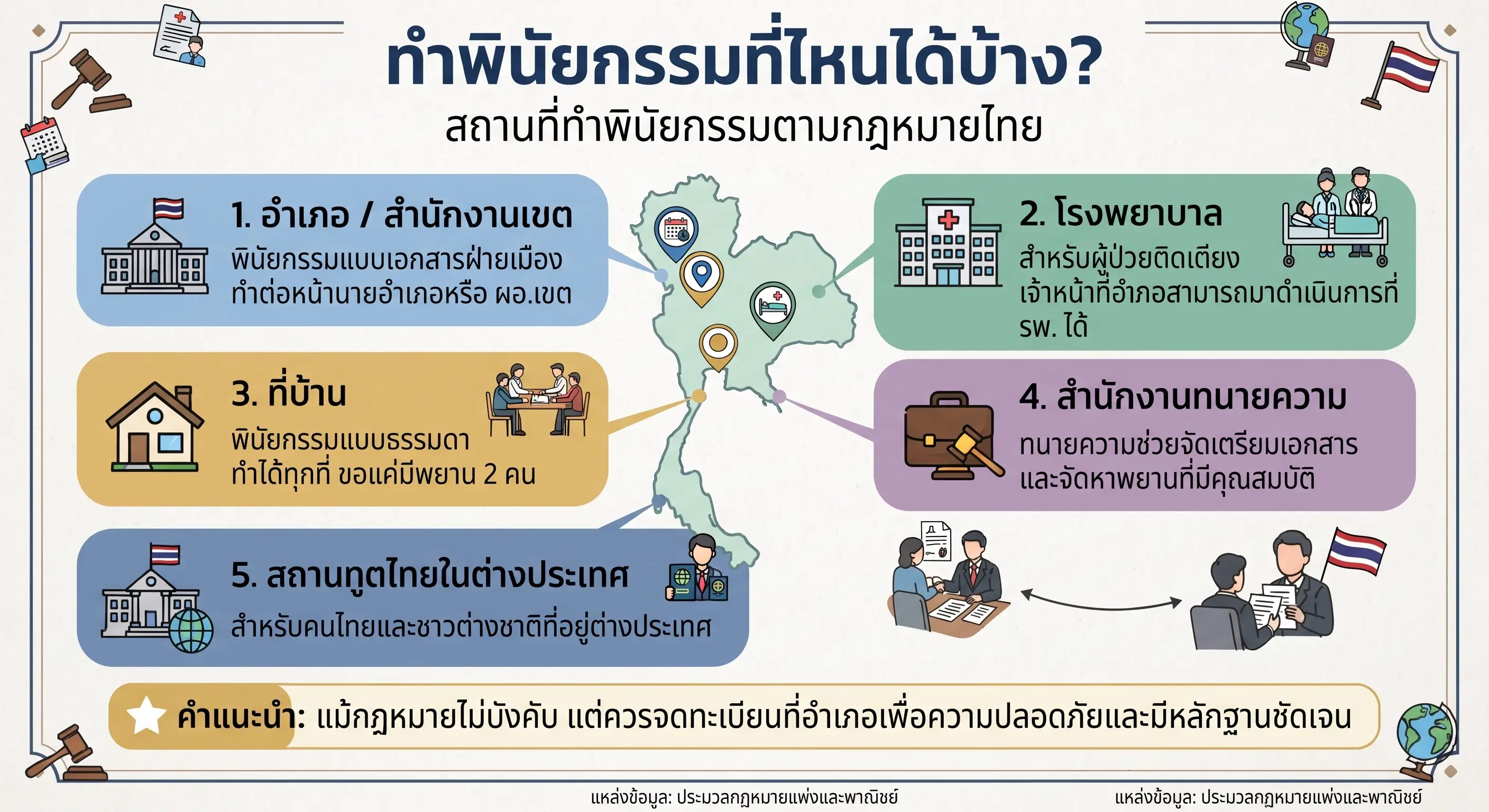 ทำพินัยกรรมที่ไหนดี 2568